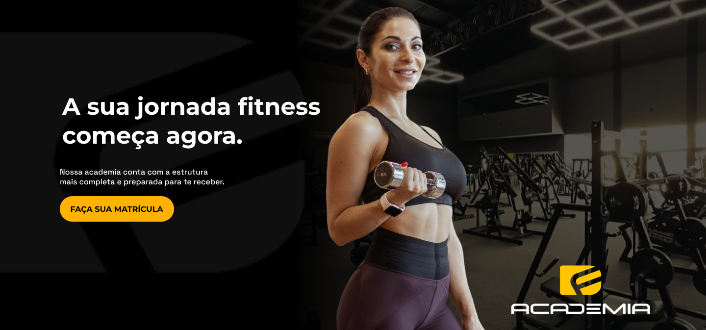 A sua jornada fitness começa agora